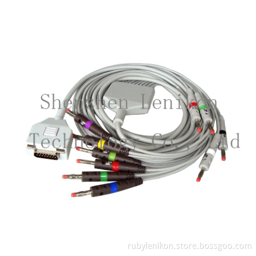 GE ME 10 leads banana EKG Cable